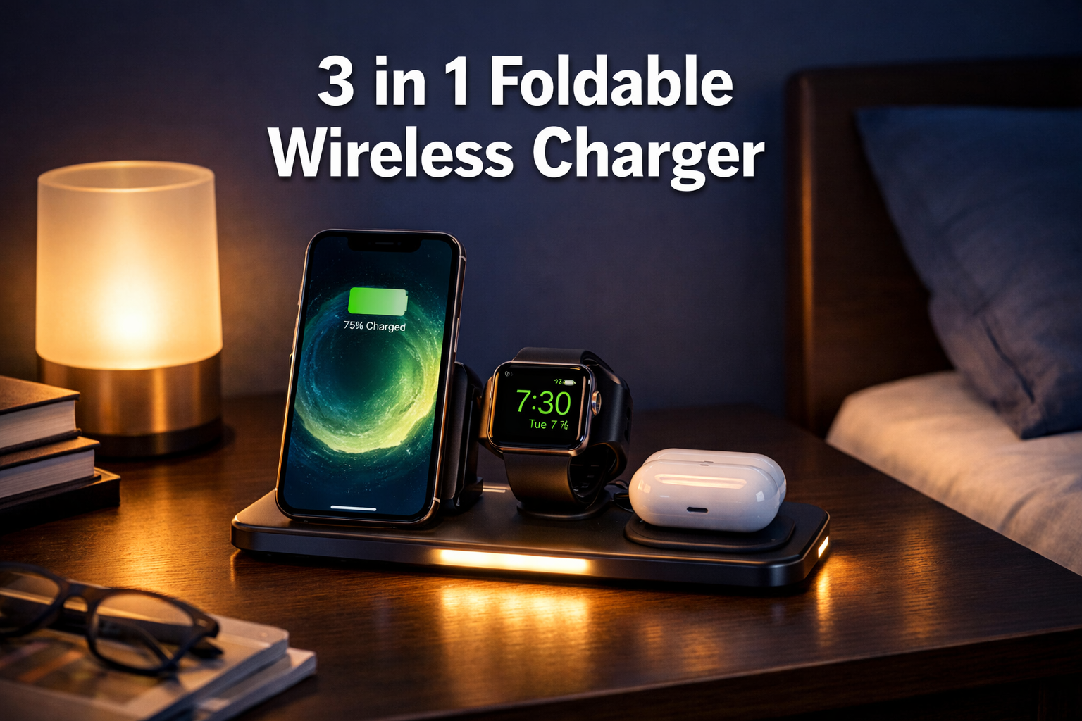 3 in 1 Foldable Wireless Charger