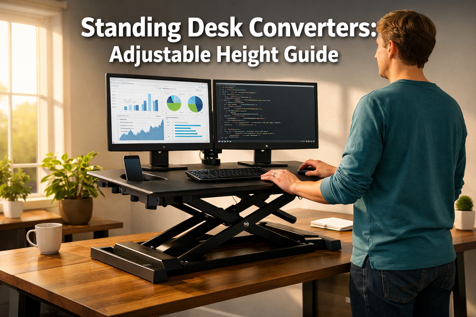 Standing Desk Converters Adjustable Height