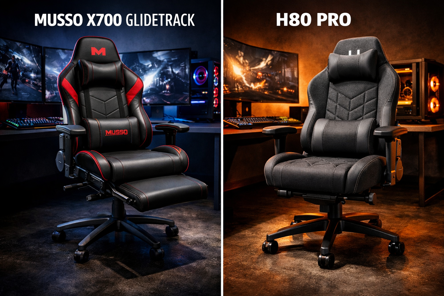 Musso X700 vs H80 Pro