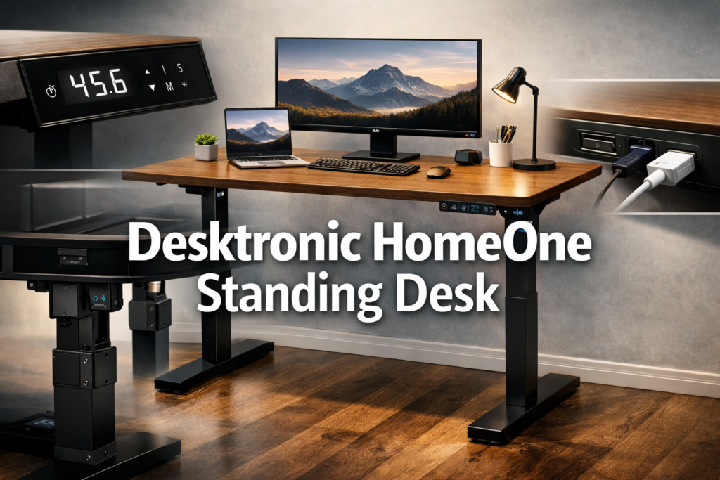 Desktronic HomeOne Standing Desk rEVIEW 2026 Desktronic HomeOne Standing Desk