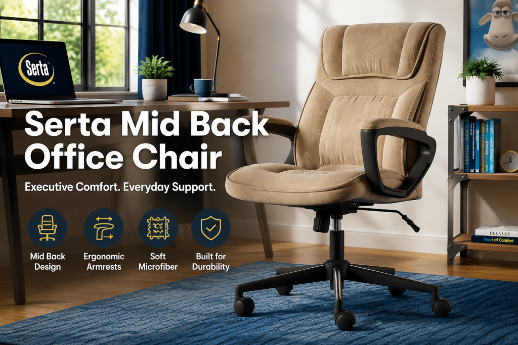 Serta Mid Back Office Chair Review 2026 Serta Mid Back Office Chair