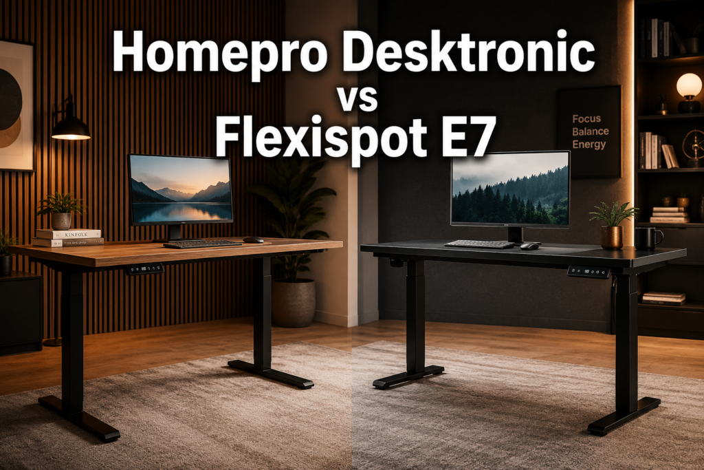 Desktronic HomePro vs FlexiSpot E7