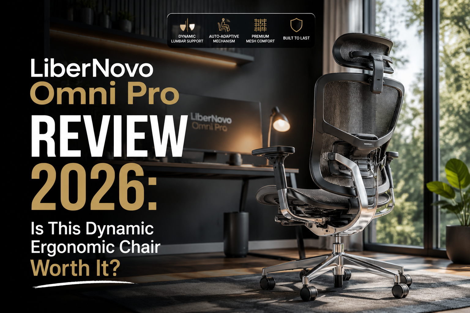 LiberNovo Omni Pro: “The Chair That Stretches Your Spine While You Sit”