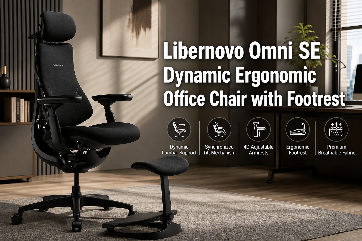 LiberNovo Omni SE: Dynamic Ergonomic Office Chair with Footrest Review (2026)