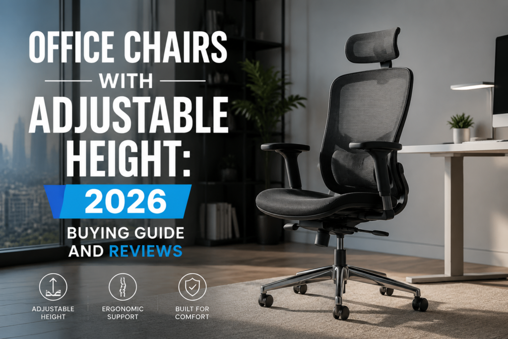 Office Chairs With Adjustable Height Review Office Chairs With Adjustable Height